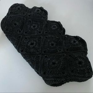 Vintage Macramé Clutch Hand Purse